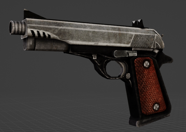Weapon models for Brushes with Darkness: The PSK-11 Pistol, D29 Revolver, M67 Shotgun and MP-54 Submachine Gun. There'll be others too but you'll have to hunt around for secrets to find them!