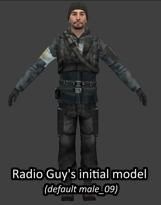 I was going through some old development images and wanted to share some of the evolution behind Radio Guy's model. It's nothing super significant, but the changes he went through were pretty visible and I felt like this would be easy enough to put together and post here.

The black smudge on the leet iteration says "UNIQUE OR DIFFERENT FACE TEXTURE", which was a joke in response to a fellow developer saying I should add a unique or different face texture to the model. As you could see, I eventually caved 🥴

@robo This might be of particular interest to you 👀