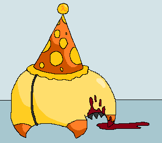 Another Hλlf-Life Birthday related thing i wanted to post, it's a headcrab with a party hat!
