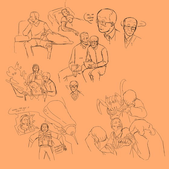 Some of my lastest sketch pages....which is honestly most of what i draw.