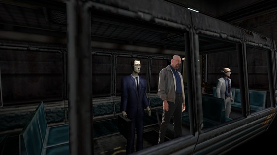 Prepare... for unforeseen consequence
Walter white, in the flesh – or, rather, in the suit.
(Gman : Half-Life) 