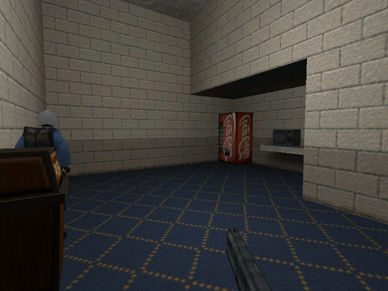 I saw the two posts on the Half-Life Project Beta forum from Dermoker and Maximos Ve on making maps for the Half-Life alpha so I got it set up using Maxismos' guide and got this little thing done, works pretty well when its all set up.

These are the posts I used to get things working:
https://hl2-beta.ru/index.php?topic=29490.0
https://hl2-beta.ru/index.php?topic=29625.0