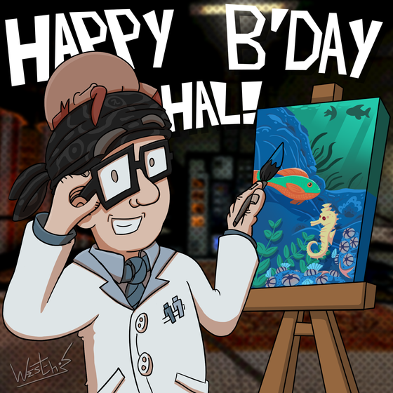 I would like to personally wish Happy B'Day to the talented Harry (Hal) S. Robins!🥳

An artist and a voice actor of: 
- Scientists and H.E.C.U Marines (Half-Life)
- Dr. Kleiner (Half-Life 2)
- Tinker (Dota 2)
- Plague INC  (Announcer Trailer)

I wish more fantastic years in the future.