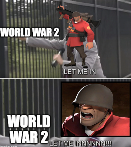 TF2 Solider during the 1940s: