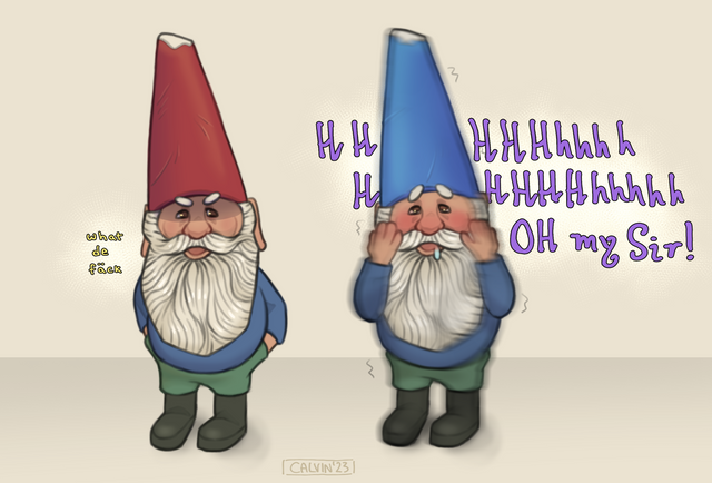 the duality of gnome or something
i really enjoyed the half-life alyx gnome edition series

i hope mr. chompski is having a good life in space
