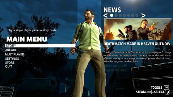 got lil bored, decided to recreate max payne 3 main menu

R.I.P james 1958-2023