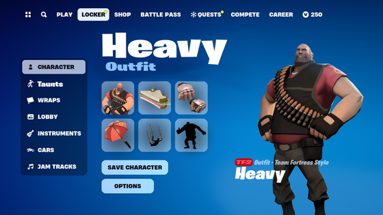 The TF2 x Fortnite Collab dropped!