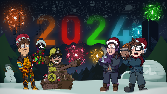 Happy New Year of 2024! 🥳
This year was pretty busy for us, and awesome you guys! 
We would like to thank you all for sticking with us this year.
We're looking forward to what 2024 has in store! 🫡

Happy New Year's Holidays!