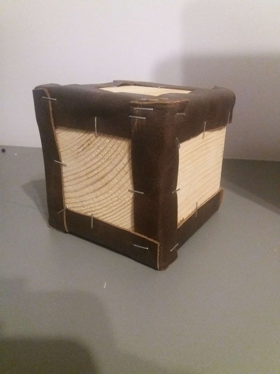 Unfinished mini-size Portal 2 cube from Old Aperture. What do you think about it?
