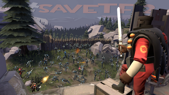 Made some art for the current #savetf2 trend
this is probably not going to do anything but i'm hopeful

The Save TF2 Petition: https://chng.it/k28nFFVLC4
