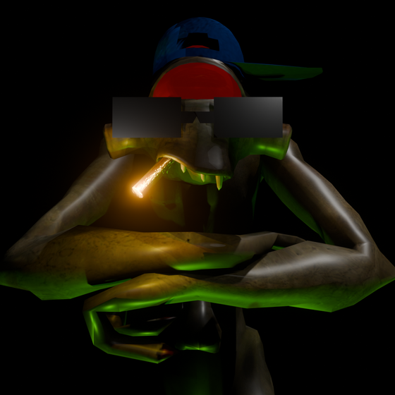 Fixed his finger and arm posing and added a bloom effect. (Uploading this to profile instead of community since this is an update post and I think it might be considered spam.)