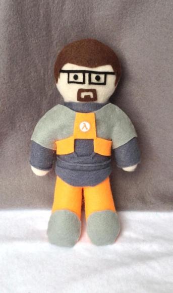 I found this image of a Freeman plush and it's the best thing I've seen today