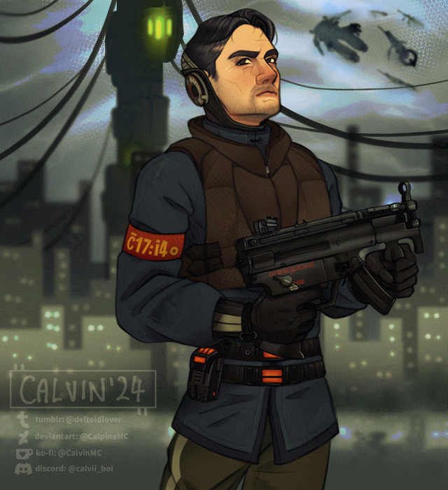 very dark and griddy barney for the hl2 beta cut weapons art comp being hosted by @1lucia 

