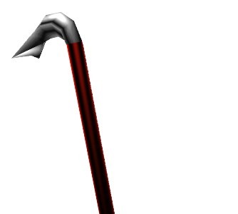 Something I've never understood... why is the HL1 crowbar so SMOOTH???  It would have been less polys to make the handle hexagonal like a real crowbar, right???