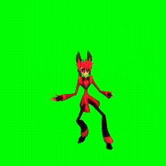 Today was my birthday and I WAS gonna make and upload a special vhs gmod video but my pc mouse decided to killbind itself so...
Have this gif of alastor busting it down lol