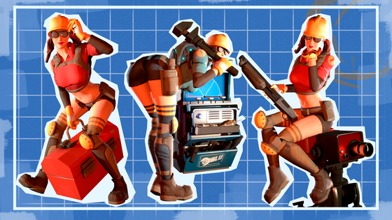 Freshly Ported! Combat Girl from Super Monday Night Combat, as TF2 Engineer.