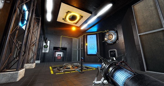 I just recently finished Tunneler Chapter 1.
It's probably the most fleshed-out Roblox single-player experience I've ever played. If you're craving for more Portal. I highly recommend it!

https://www.roblox.com/games/4635669637/TUNNELER