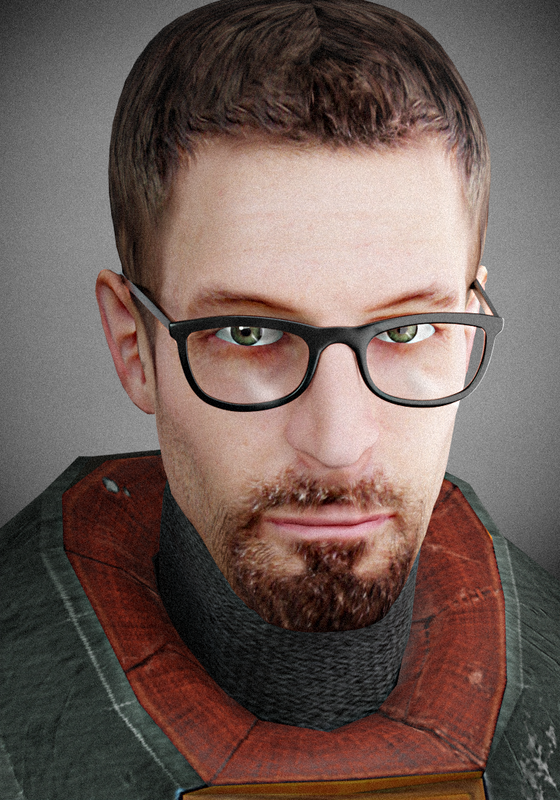 Gordon Freeman - Accurate 2003 - 2004 Model remake [Official textures Used]