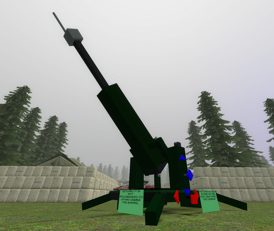 a howitzer style cannon i built recently

yeah its blocky but im still proud of it
