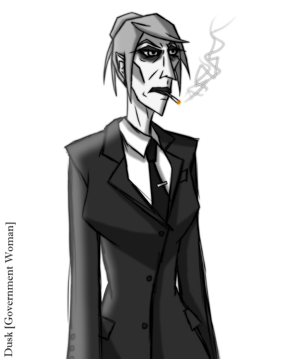 Somewhat annoyed interdimensional bureaucrat; being an agent of the Employers isn't easy you know. Half-Life OC art.

I'm going to be getting back to making gmod comics soon; but have been drawing in the mean time.