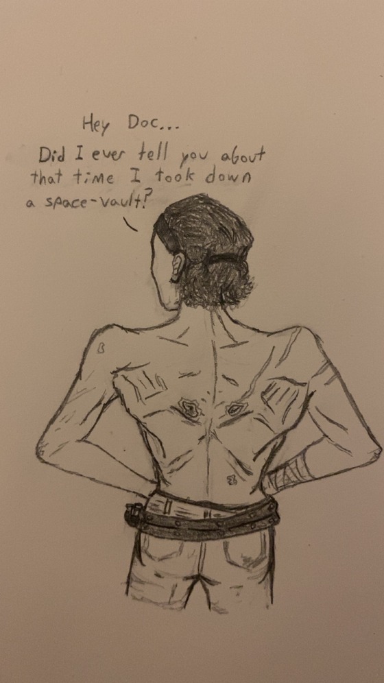 Jacked Alyx (Post Ep2)

Just a fun little sketch I did to practice back muscles. Obviously not perfect but I like it.