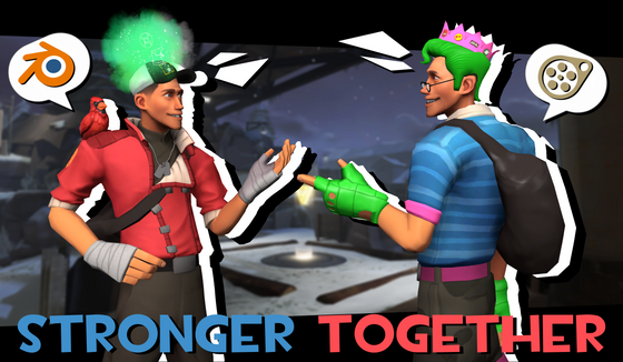 [Stronger Together]

Thanks Bonk Nickletoon for letting me use your Scout and supporting me :)

SFM + Editing