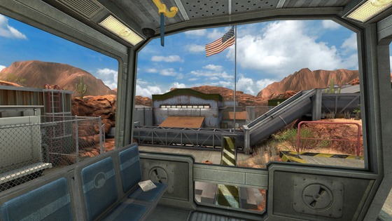 Huh, I didn't know the Black Mesa tram system takes you right to Counter-Strike's de_Nuke!