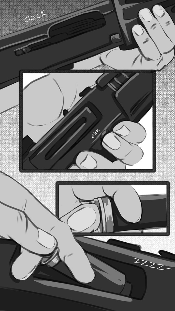 At the shooting range
view the rest of the comic here: https://www.tumblr.com/gordon-freeman-phd/747703322602045440/guns-the-new-sex?source=share