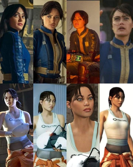 That fallout girl looks like my wife Chell