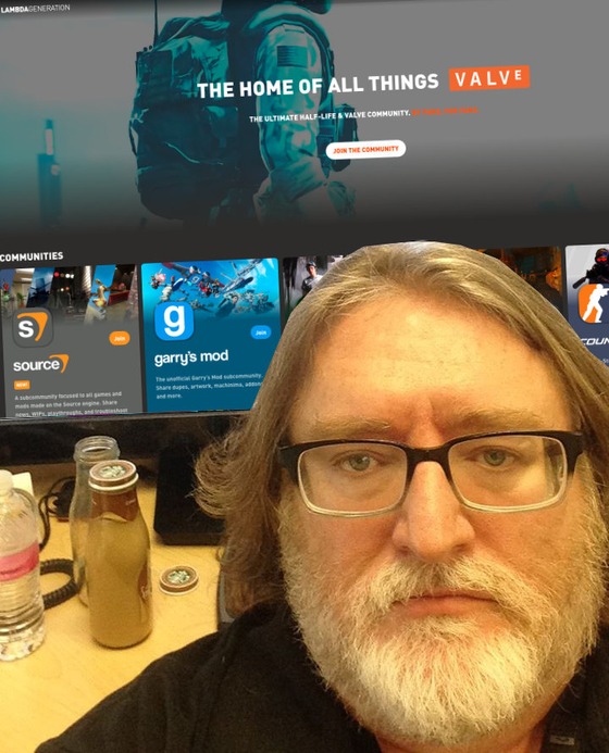 It has come to my attention some of you don't believe I am the real Gaben. 

You are wrong.