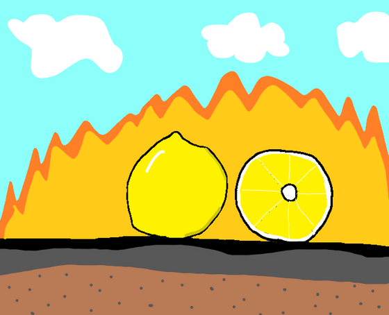 lemons combusting on a hot day
(i tried)