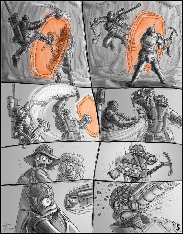 A really cool comic series called Half Life: Covalent
I just picked out some of my favourite frames...

(Not Mine: https://www.artstation.com/connorbremner)