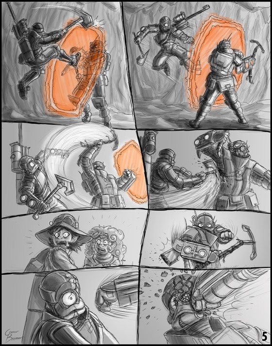 A really cool comic series called Half Life: Covalent
I just picked out some of my favourite frames...

(Not Mine: https://www.artstation.com/connorbremner)