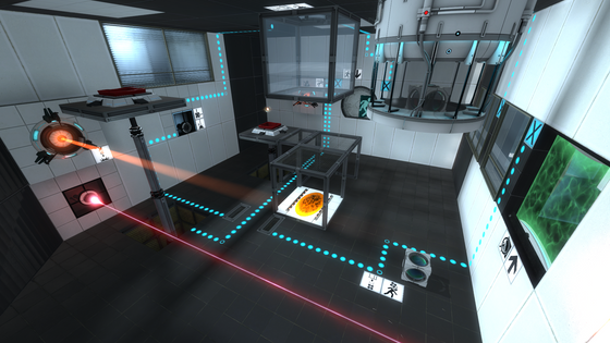New to the site, here's a screencap of one of my maps for a mod I am working on for Portal 2.