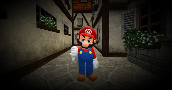 Mario sees you having fun that's no okie dokie