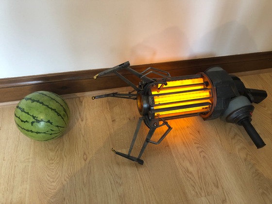 A few people thought my last post was fake.

I can assure you, the melon is indeed real, and cost a mere £1.75 (the NECA Gravity Gun however, did not...)

I guess @hl2rtx has set the bar very high that reality now has to compete! 👌