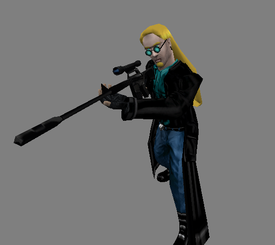 my new own model made almost from scratch (with some used assets from the game of course) for SC (+ NPC version with UT sniper rifle and Deus Ex assault gun for my future projects)