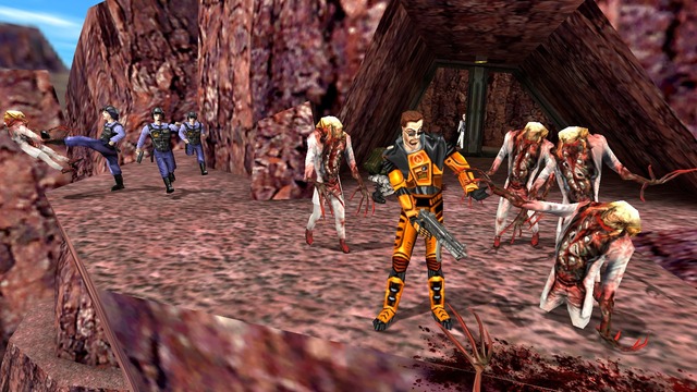 "Green Death"
"Melons!"
"Impulse 101"
"Cliffside Madness"
Some artwork i made a month back.
Neat facts:
-"Cliffside Madness" was my first attempt at making Garry's Mod artwork, and i personally think it turned out very well for a newbie's first artwork.
-It's also inspired by DOOM (1993)'s box art.
-I made "Melons!" because i was bored.
-"Impulse 101" was my first attempt at making a gore-y artwork.
-"Green Death" is, to me, my best artwork (so far), and, as some would say,
My greatest achievement.
Alright, that's it. Have a good day.
