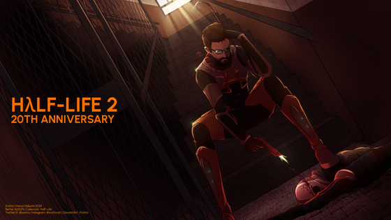 Hey guys! I'm new here!
I drew something for the 20th anniversary of Half-Life 2! I love the franchise so here I am!
Happy anniversary! 🧡🎉
#HL2-20 #HalfLife #HalfLife2 #art #fanart