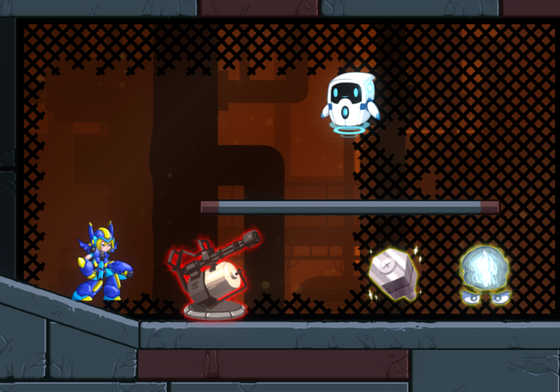 Found Sasha and PotaOS in the game 20XX... I wasn't expecting that!