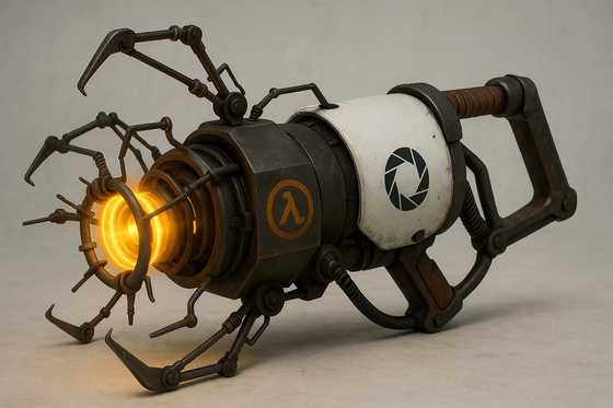 Asked gpt to fuse portal gun with gravity gun and create "kaon gun" or a new weapon design/concept that can suppress advisor attacks.
(Or rather it called it,Nuerostatic Disruptor)