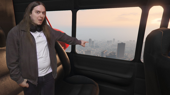 robo goes sightseeing in Los Santos
has anyone told him he's supposed to sit down inside a moving blimp