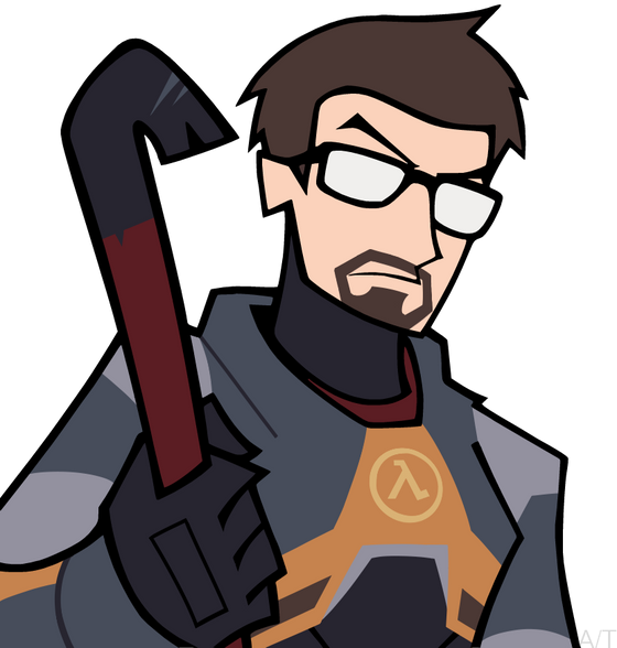 THA LONG AWAITED SEQUELL... (ZZZ chibi styled gordon to go with my alyx post from a few days ago! i held off because I thought i was gonna make more but I just ended up doing gordon.)