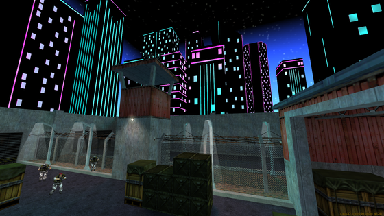 Anyway, I decided to implement one idea as a prototype map. The foreground clearly doesn't fit into the skybox style, needs some work.