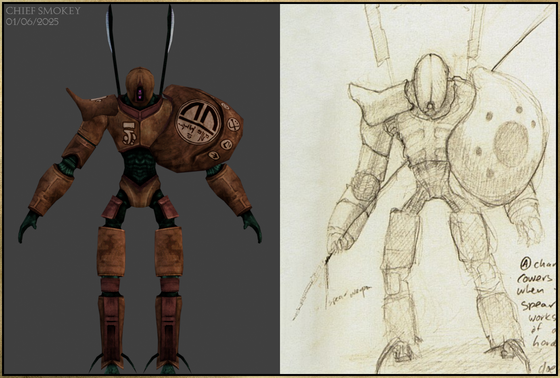 The "Hoard" warrior race, HL2-fidelity models based on Ted Backman's original sketches from 1999.
