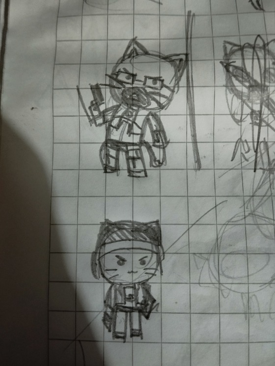 doodles I made in class
