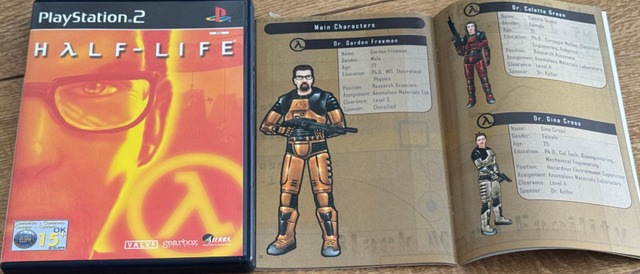 Today I got Half Life 1 for my PS2.
Thing I like so far are some lore given on the game manual that I learn some new thing on there, the extended training course presented in this game and also can now play Decay even if don’t have another person to play with at least the game give me the ability to switch between Colette and Gina.
So yeah very interesting for me to play Half Life on a console this time.