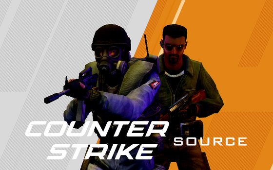 Counter-Strike: Source in style of CS2.