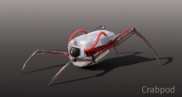 Crabpod concept art. It is a cybernetically redesigned virtual reality headset capable of capturing and suppressing the will of the enemy. A circular saw is built into the cavity of the helmet, which instantly saws the bone structure of the skull, introducing electrical wiring into the brain, taking control of the cognitive functions of the body.
Concept art for Limenoia by Dainzh