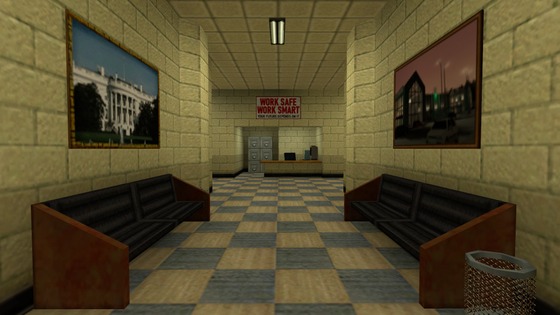 Oh I'm so lost, the toll guy gave me the wrong directions! Neither of these places are where I work!
All part of the parking lot map. First two pics are for a random side area, last two pics show the Sector M breakroom and locker room.
The breakroom is so comfy because it's for doctors, and trust me, they'd need a breakroom like that. Also, the lockers really do contain cleansuits.